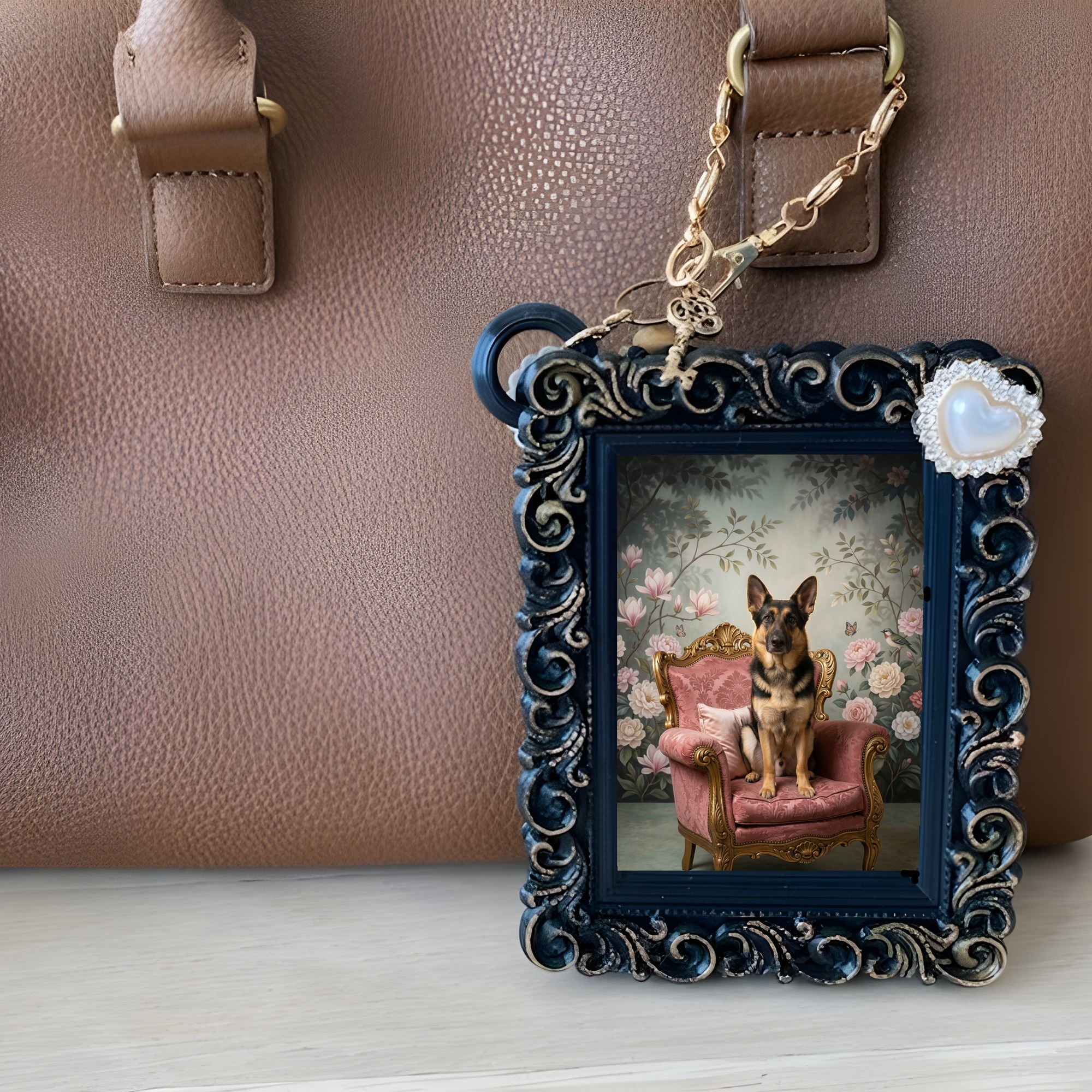 ジャーマンシェパードのバッグチャーム 6枚目