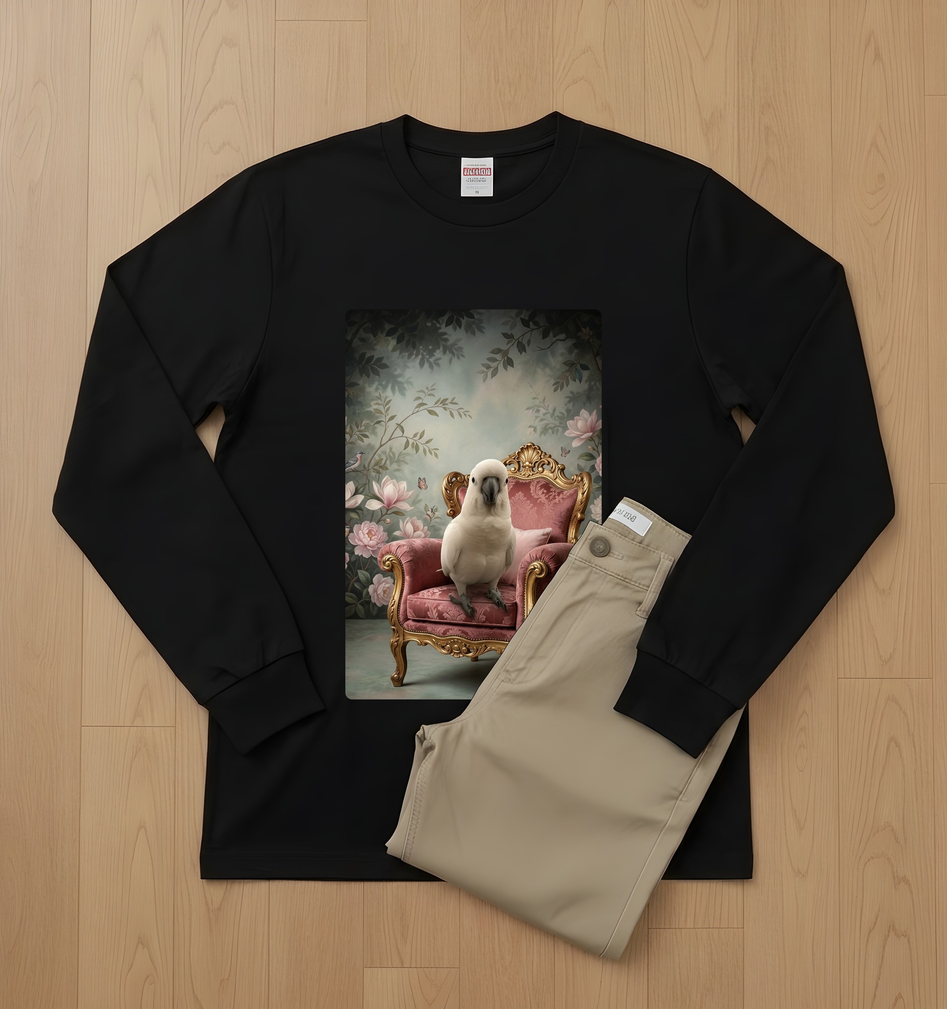 キバタンの長袖Tシャツ 2枚目