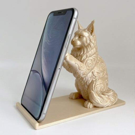 メインクーンのスマホスタンド 1枚目