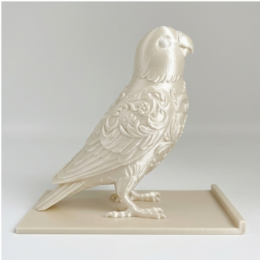 アレクサンドリンインコのスマホスタンド 4枚目