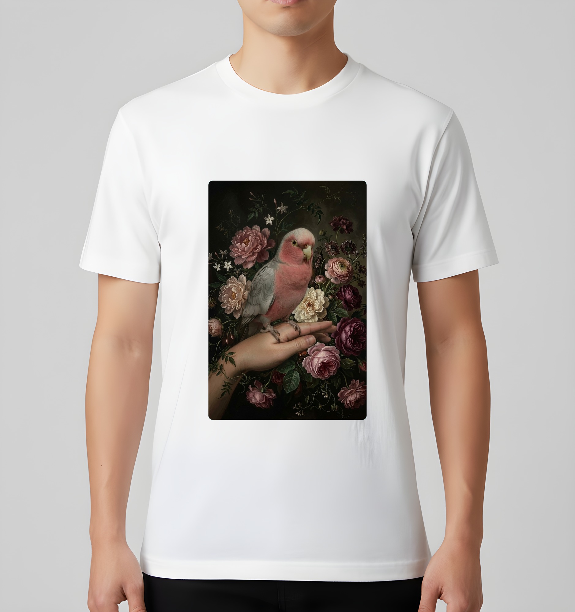 モモイロインコのTシャツ 3枚目