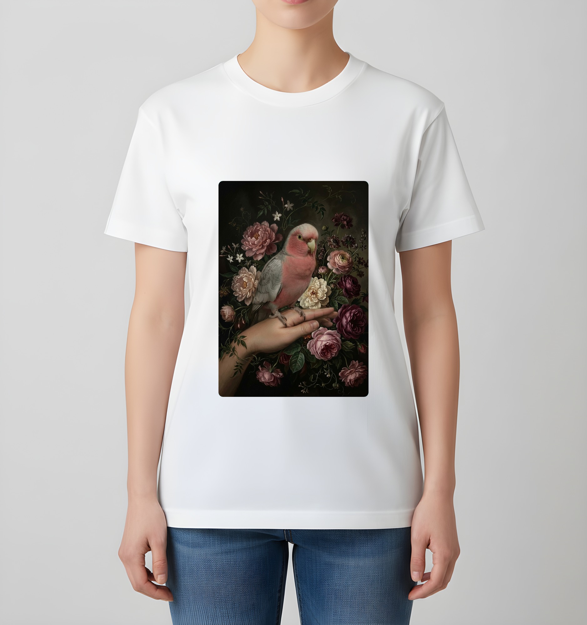 モモイロインコのTシャツ 4枚目