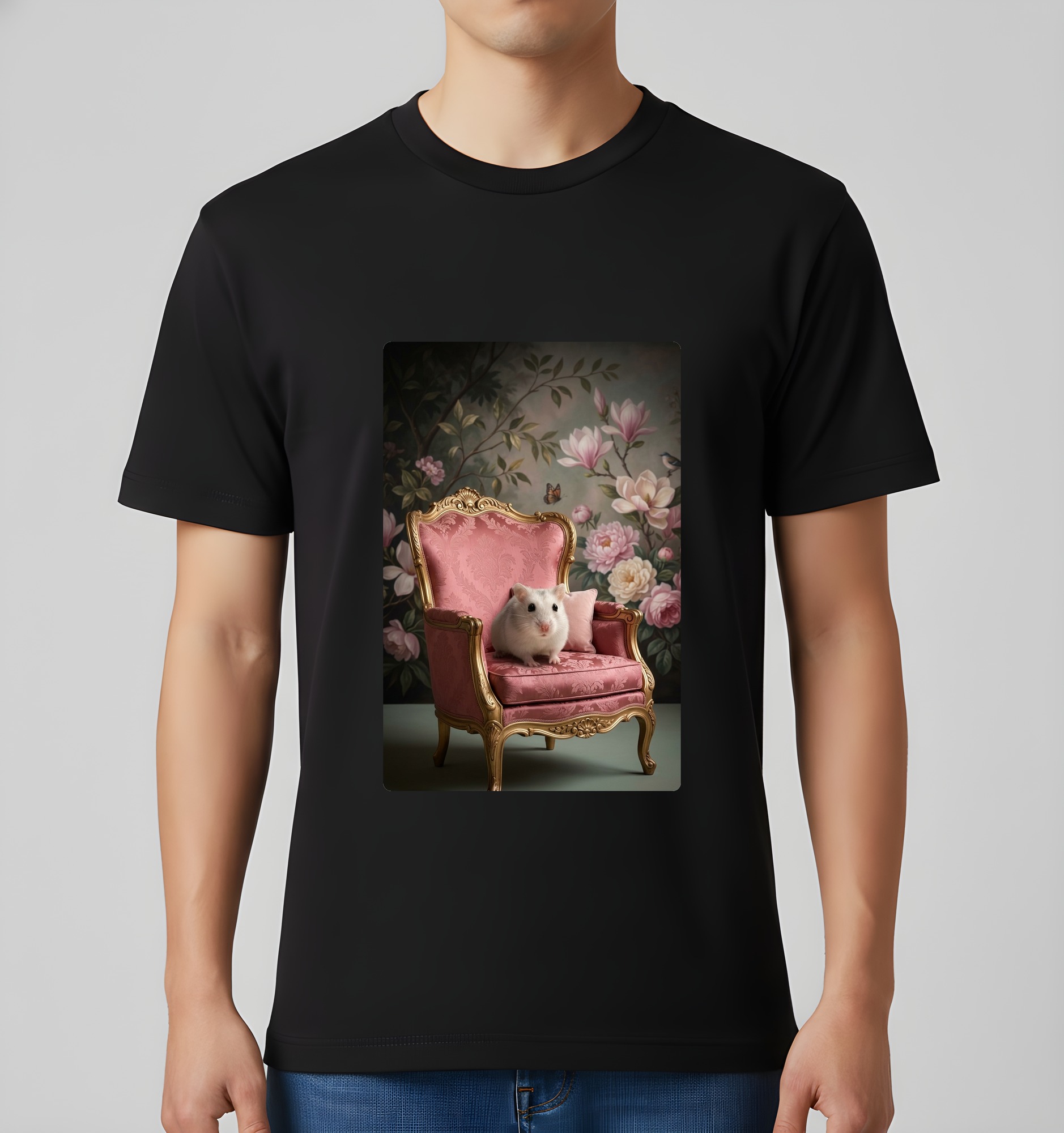 パールホワイトハムスターのTシャツ 3枚目