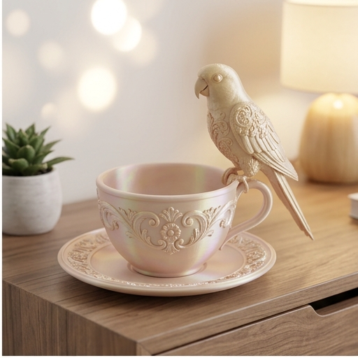 ナナイロメキシコインコのアクセサリートレイ 2枚目