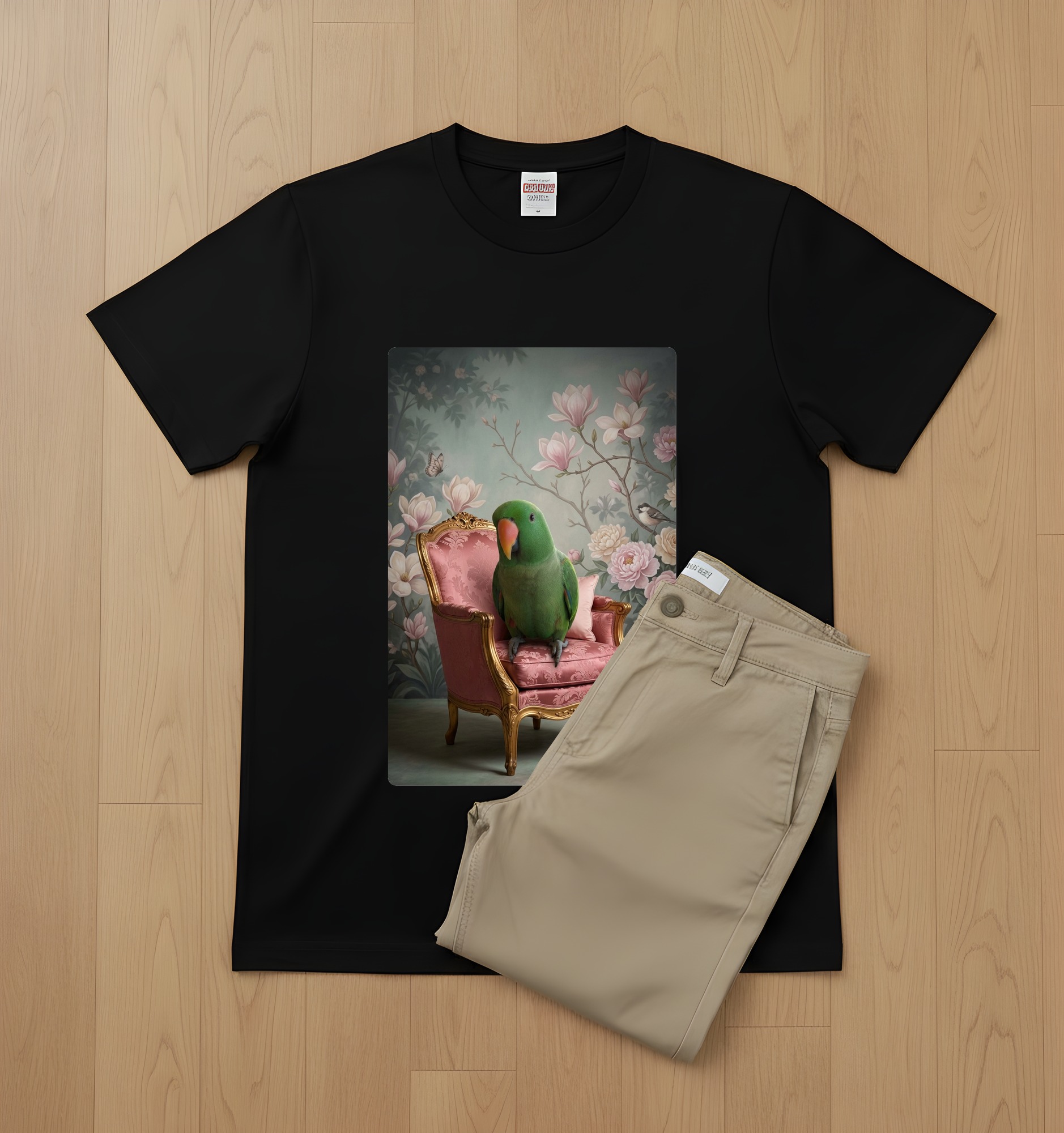 オオハナインコのTシャツ 2枚目