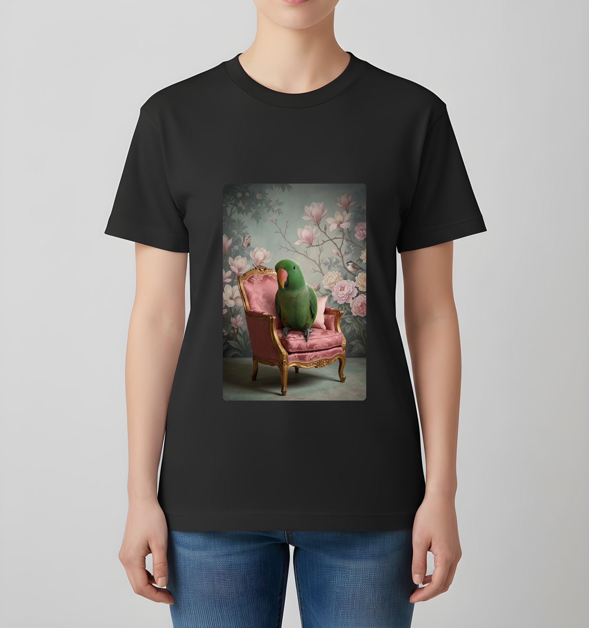 オオハナインコのTシャツ 4枚目