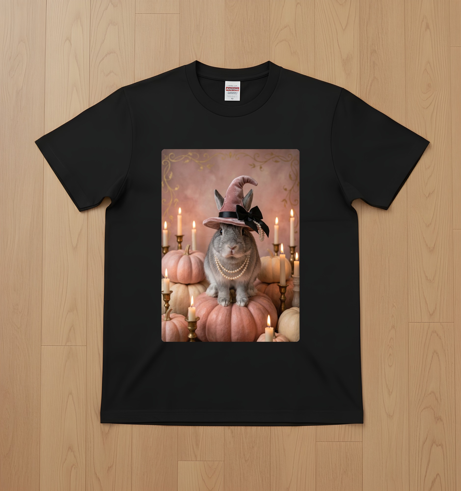 チンチラうさぎのTシャツ 1枚目