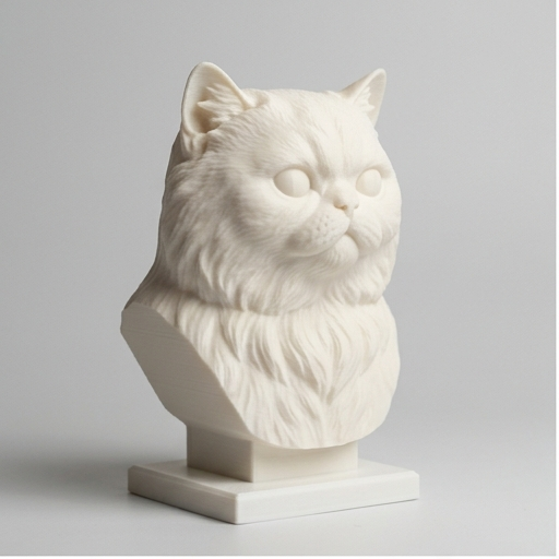 ペルシャ猫のルネサンス肖像画胸像(3枚目)