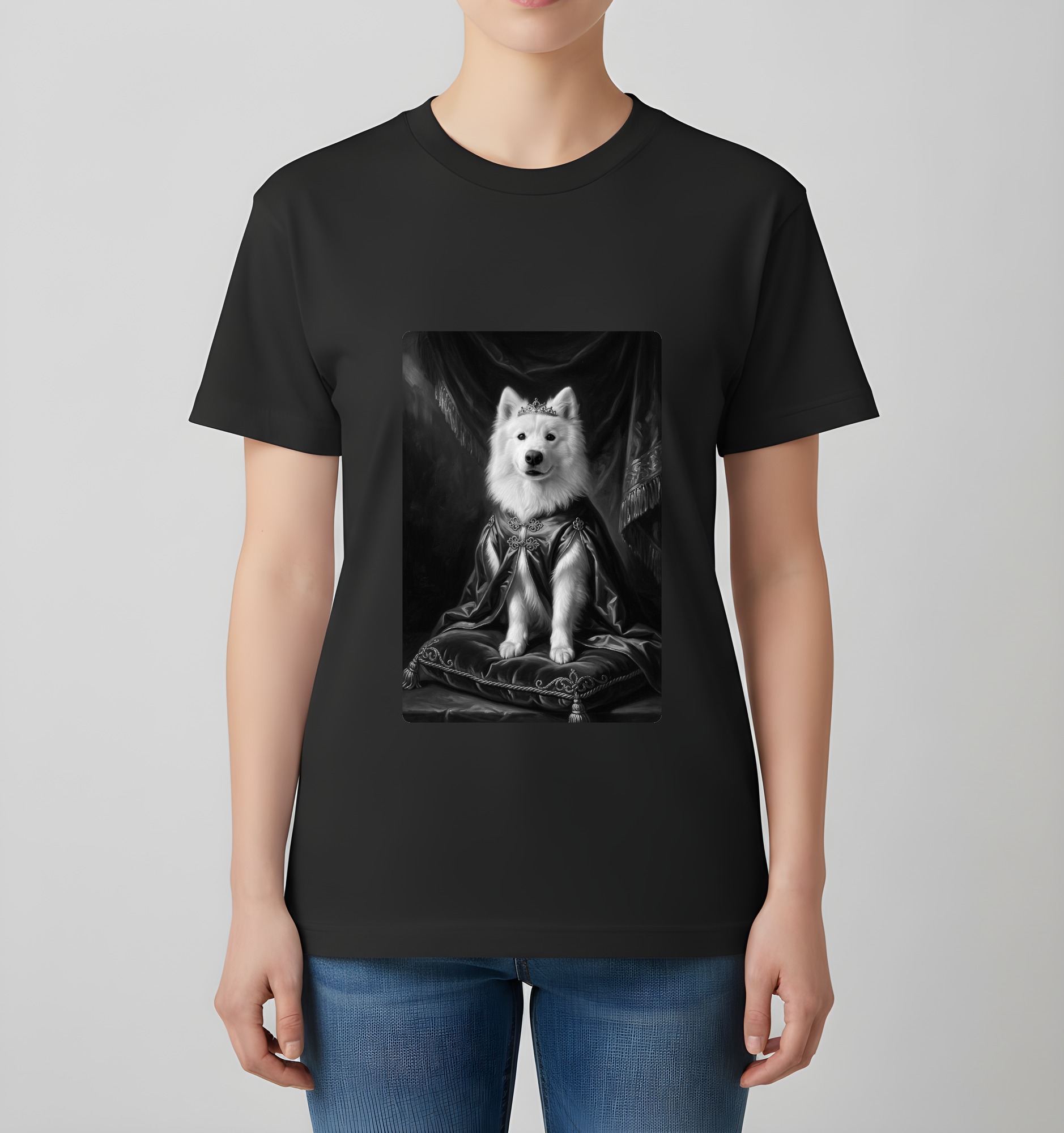 サモエドのTシャツ 4枚目