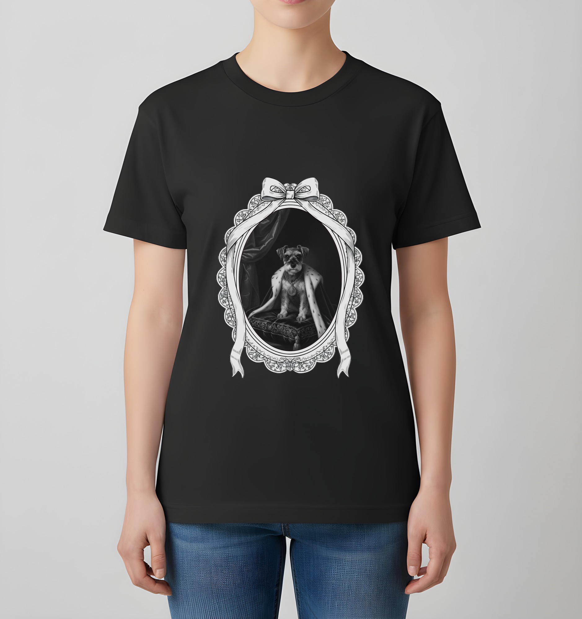 ミニチュアシュナウザーのTシャツ 4枚目