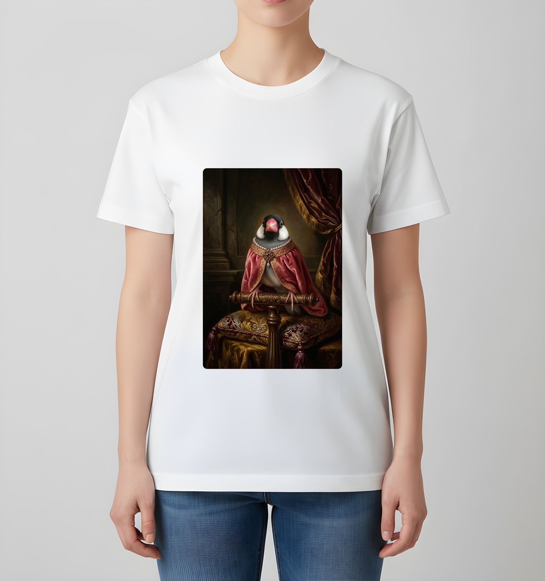 文鳥・ブンチョウのTシャツ 4枚目