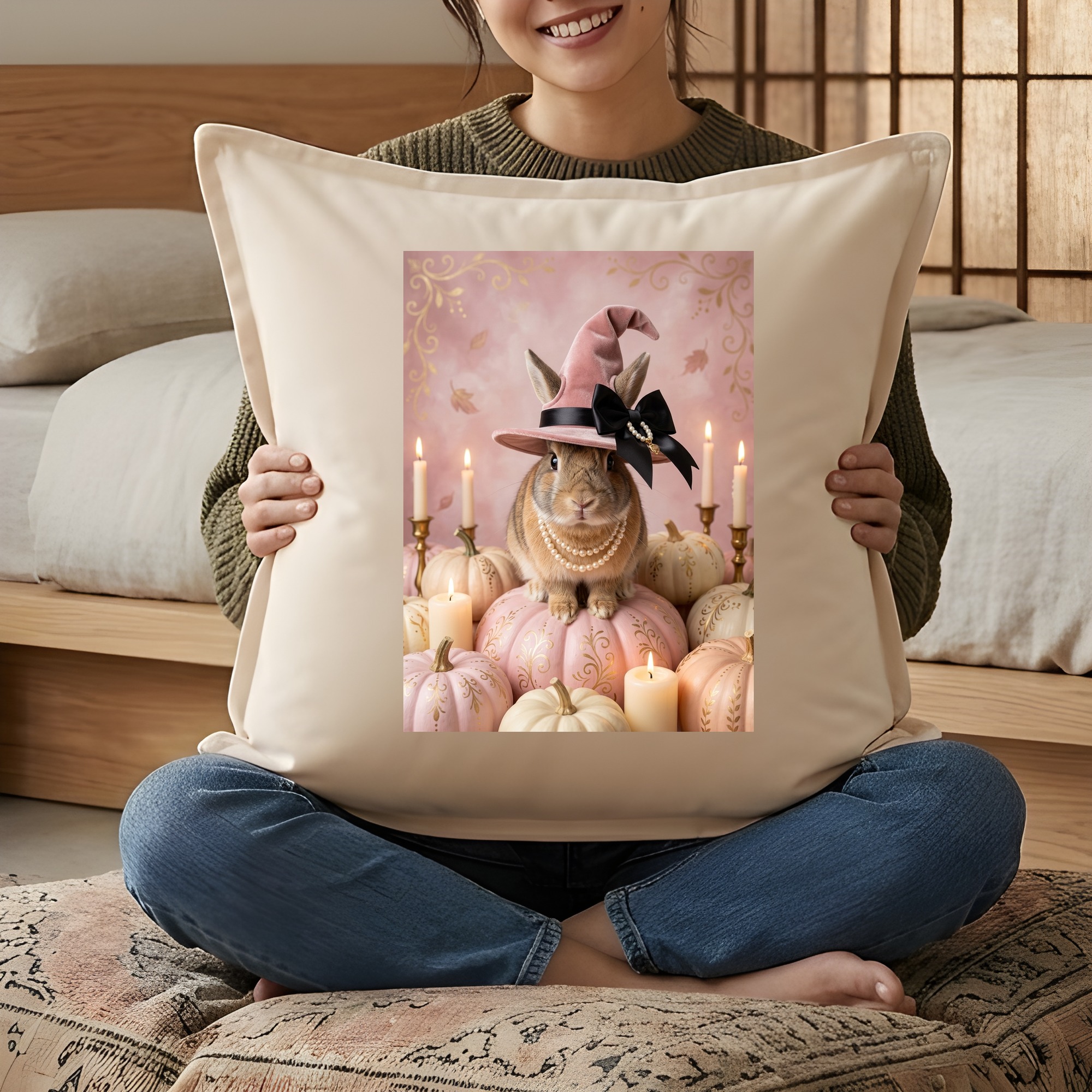 うさぎのクッション 3枚目