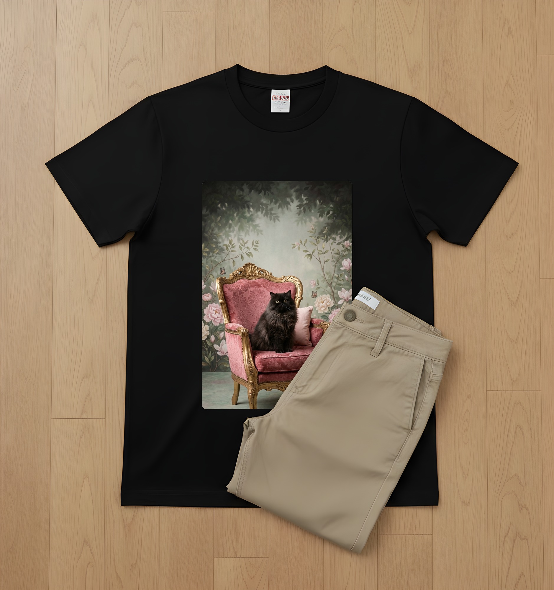 ペルシャ猫のTシャツ 2枚目
