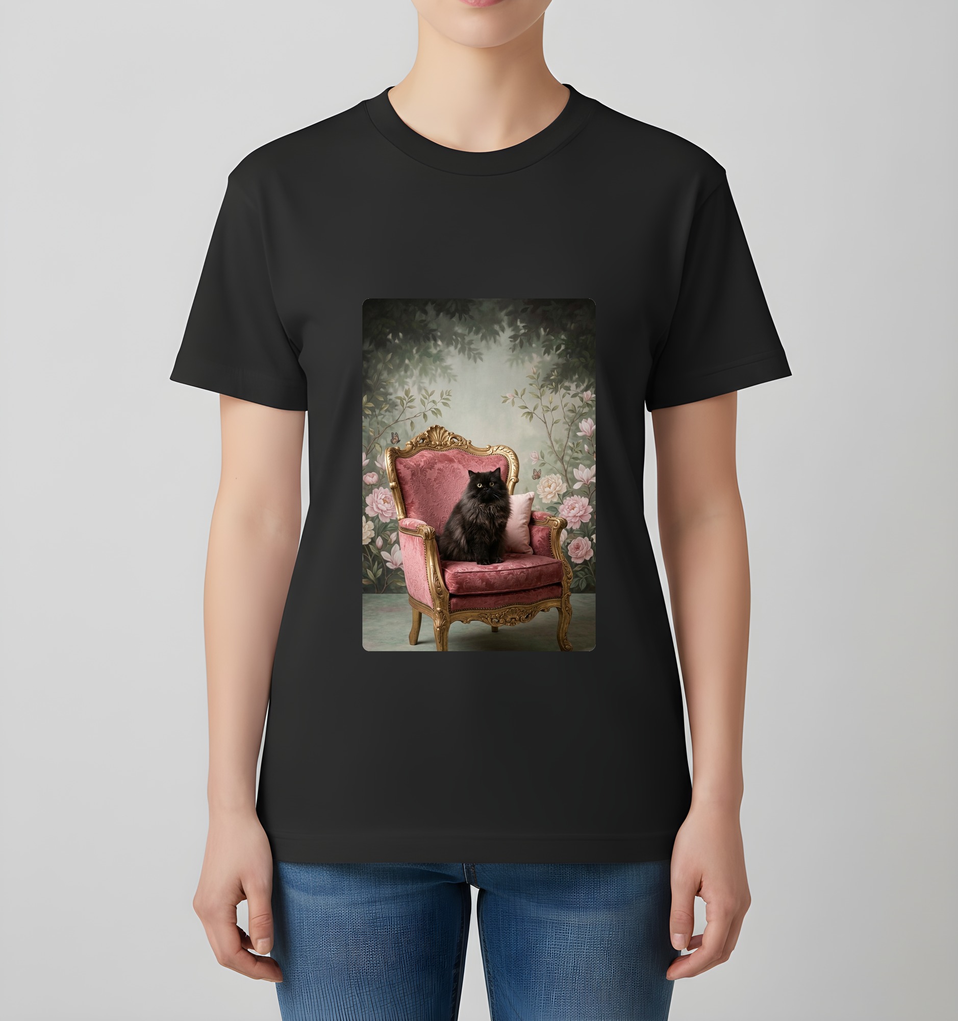 ペルシャ猫のTシャツ 4枚目