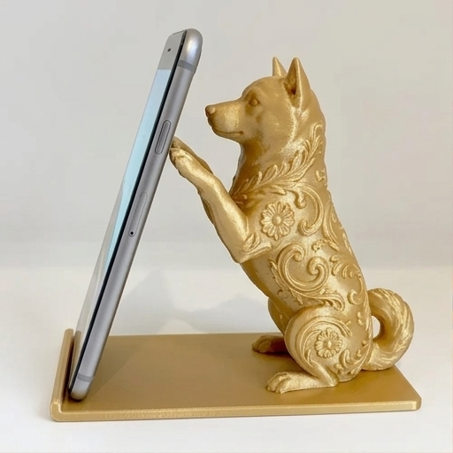 柴犬のスマホスタンド 1枚目
