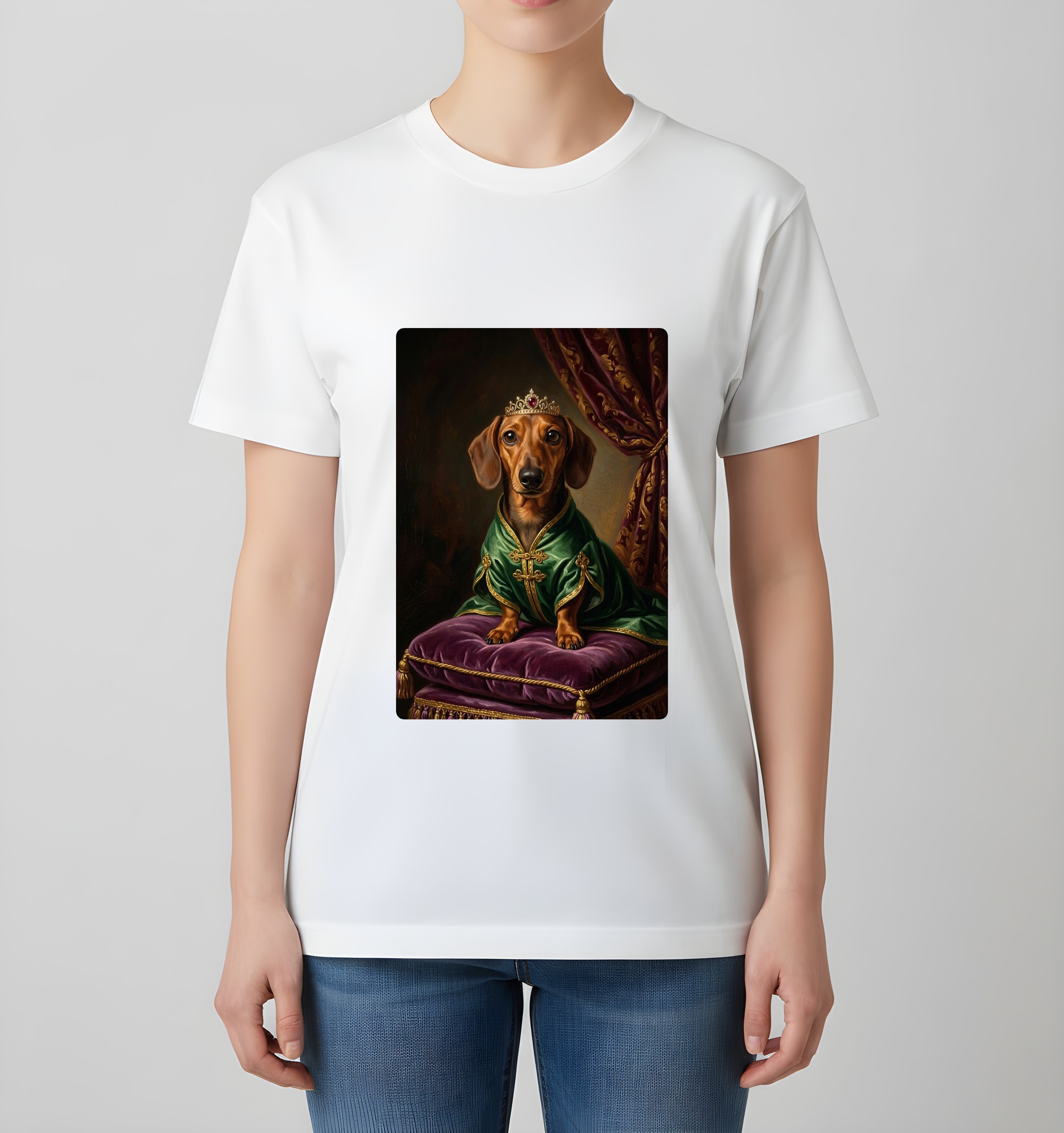 ミニチュアダックスフンドのTシャツ 4枚目