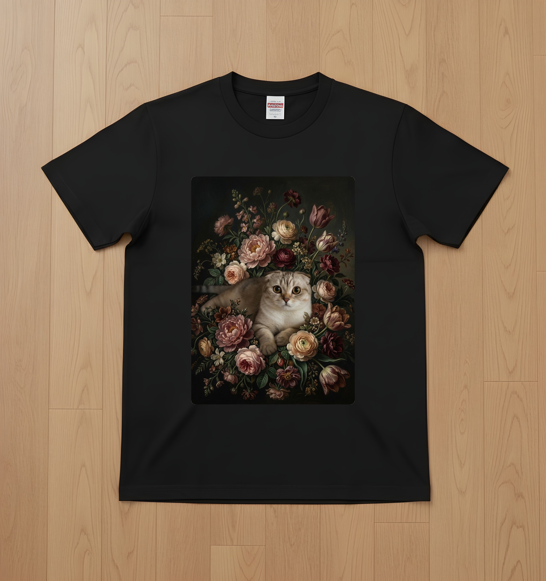 スコティッシュフォールドのTシャツ 1枚目