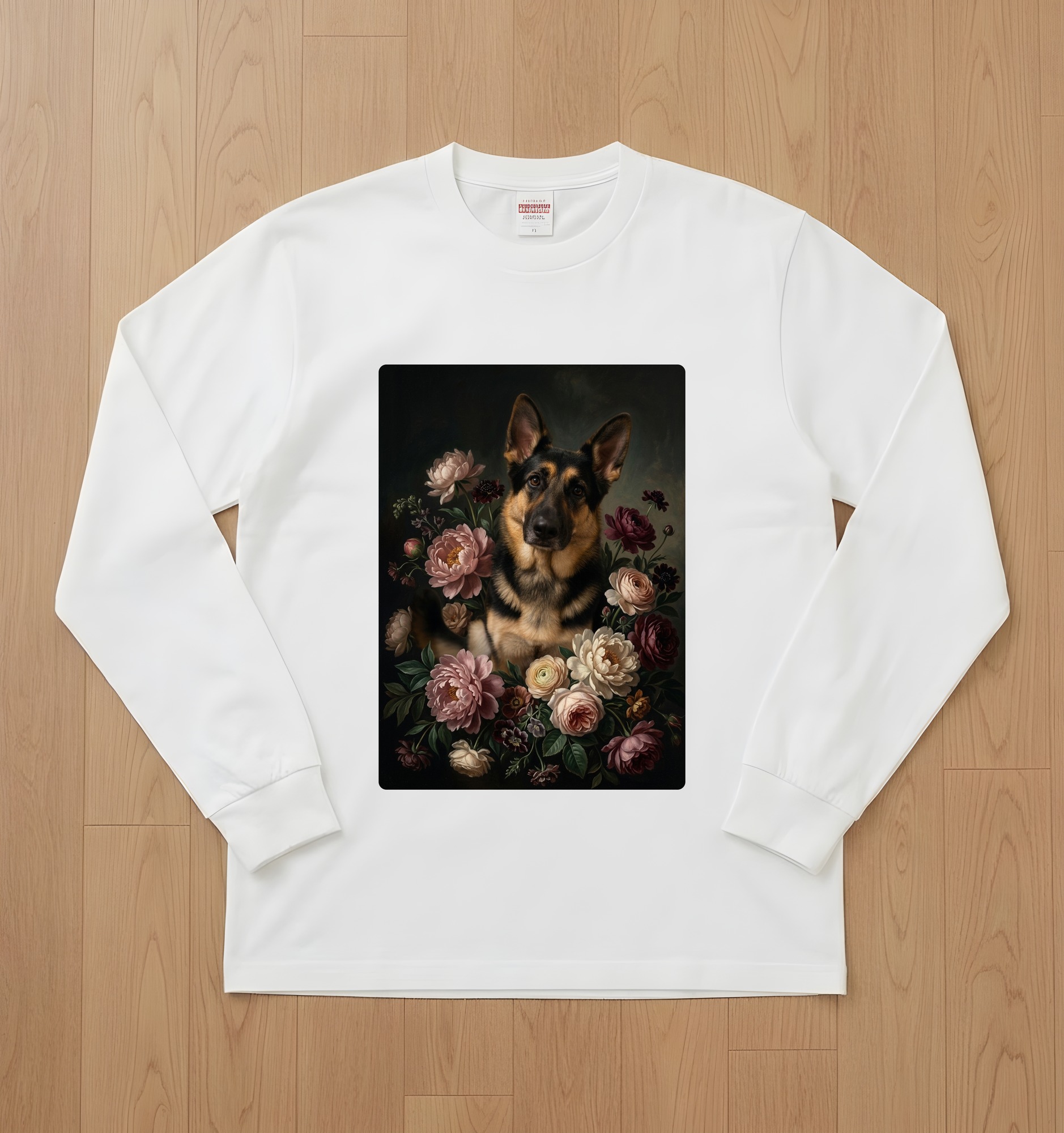 ジャーマンシェパードの長袖Tシャツ 1枚目