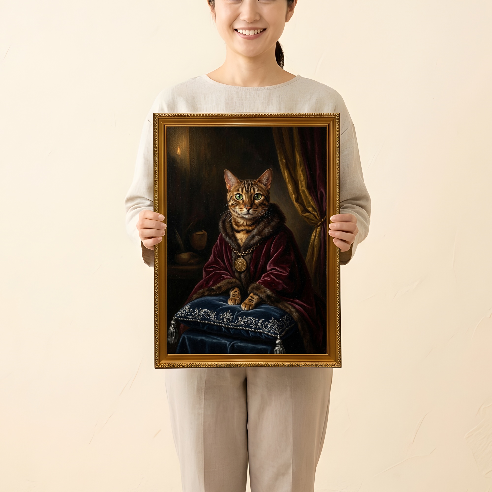 ベンガルの額装プリント 2枚目