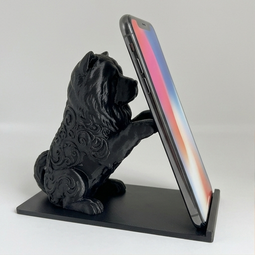 チャウチャウのスマホスタンド 1枚目