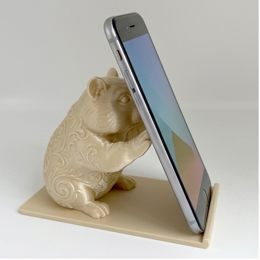 サファイアハムスターのスマホスタンド 1枚目