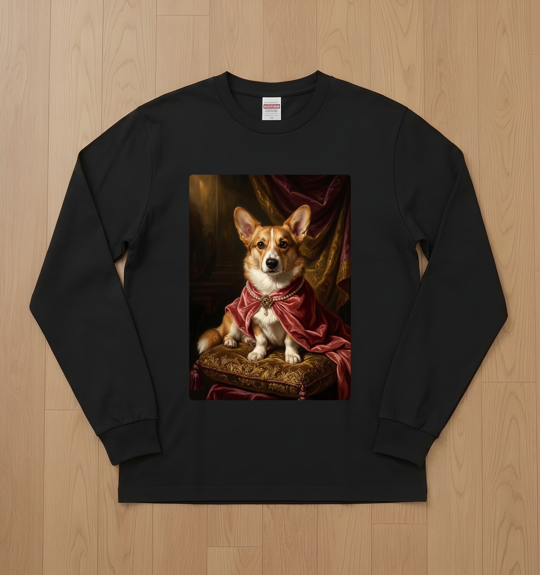 コーギーの長袖Tシャツ 1枚目