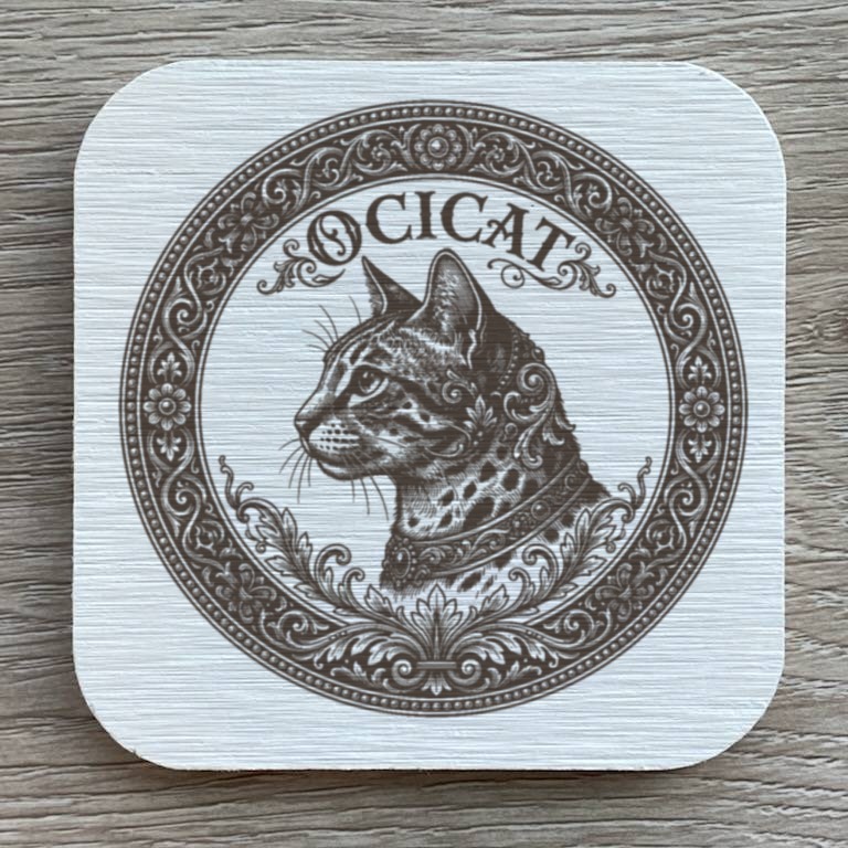 オシキャットのコースターセット 1枚目