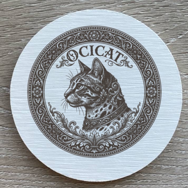 オシキャットのコースターセット 2枚目