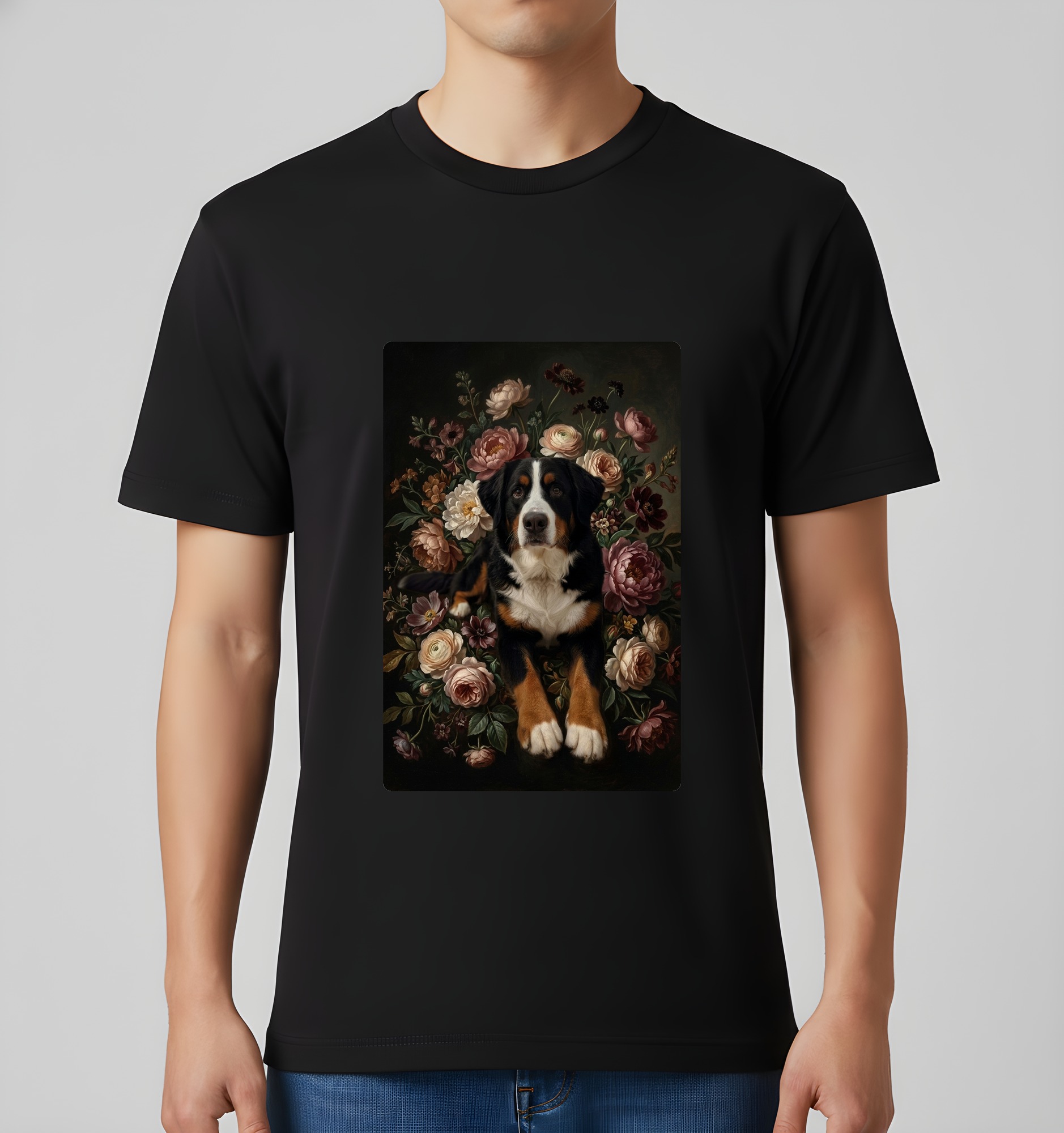 バーニーズマウンテンドッグのTシャツ 3枚目
