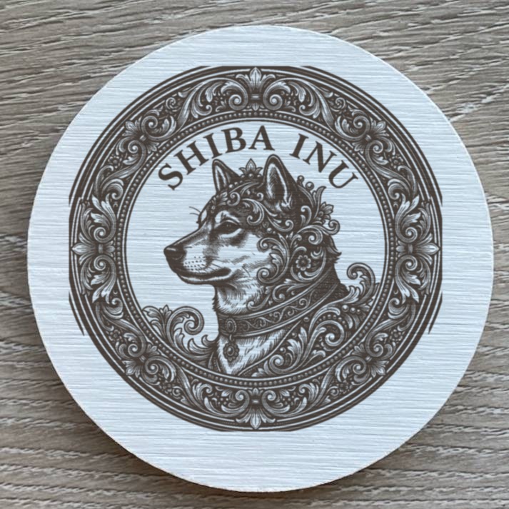柴犬のルネサンス肖像画コースターセット(2枚目)