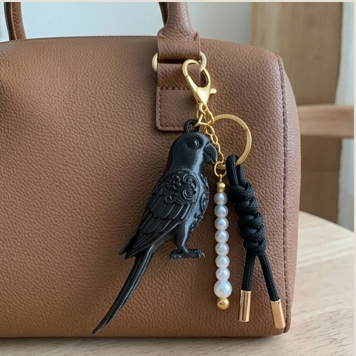 コガネメキシコインコのキーホルダー 3枚目