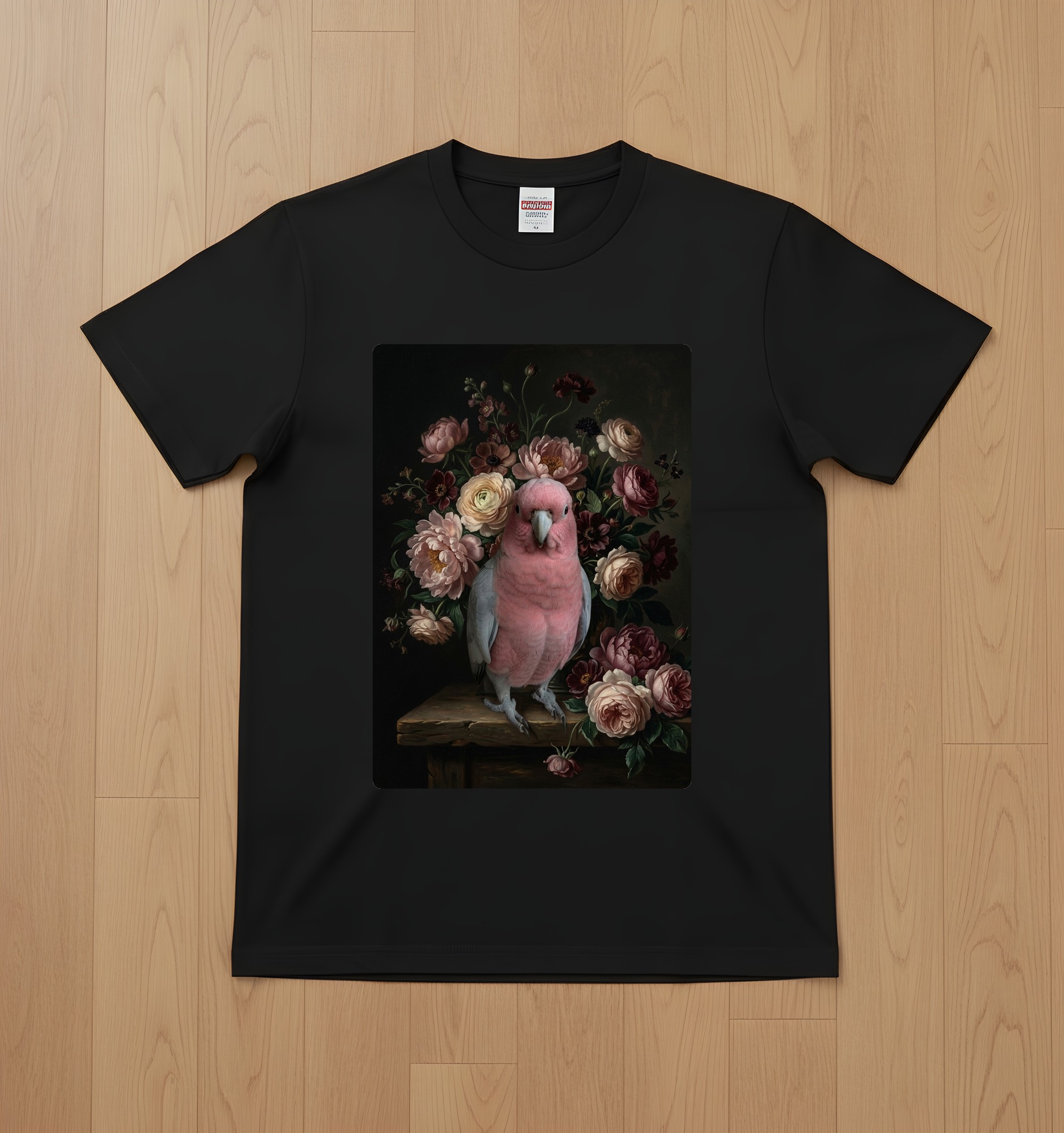 モモイロインコのTシャツ 1枚目