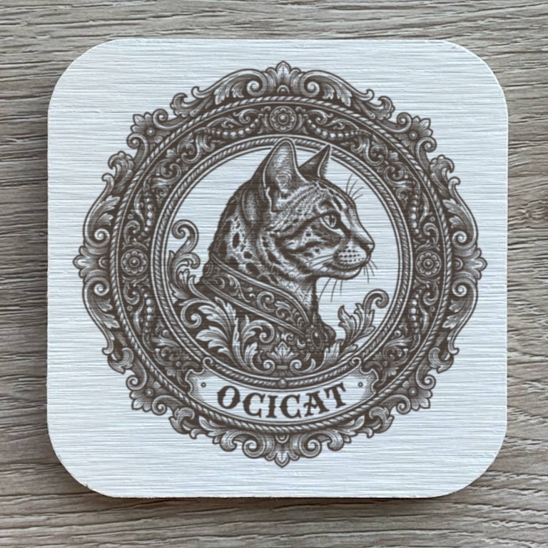 オシキャットのコースターセット 1枚目